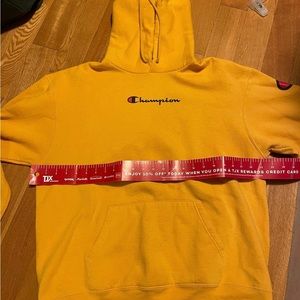 Champion hoodie yellow